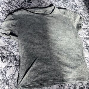 Arizona Jean Co Grey Crop Top